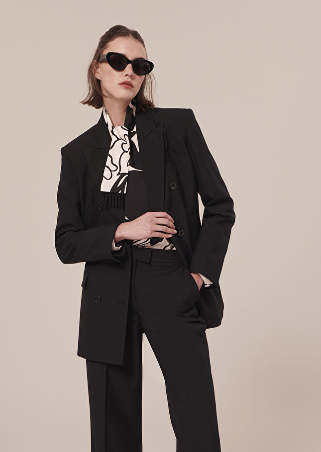 Veste Violanoire en laine froide