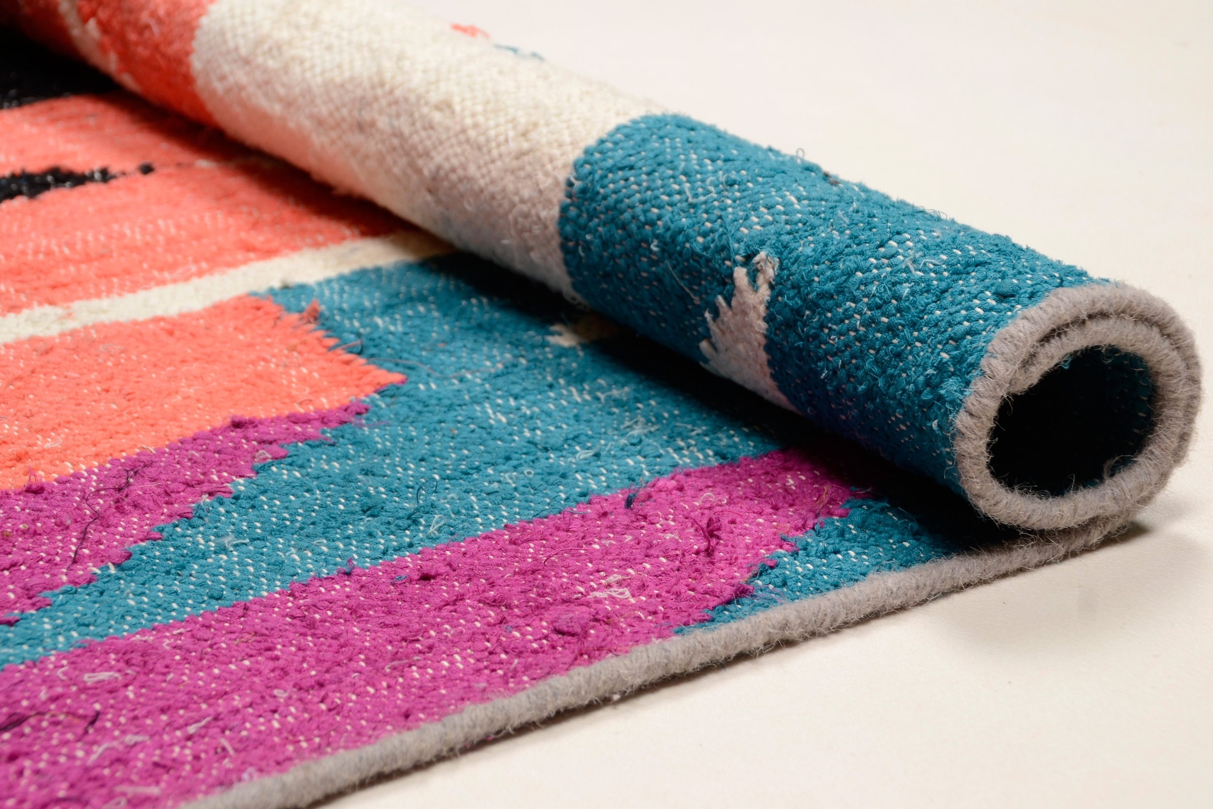TOM TAILOR HOME Teppich »Funky Kelim« rechteckig 6 mm Höhe Flachgewebe, reine Baumwolle, handgewebt, mit Fransen, Boho-Style