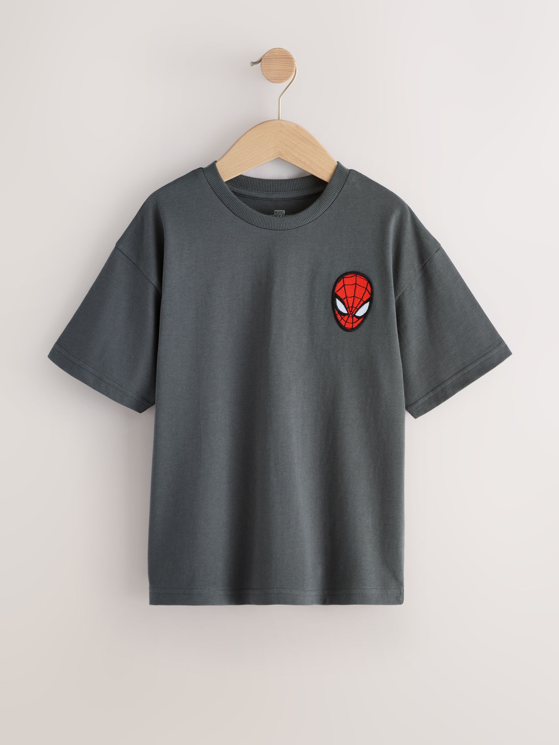 Grijs - Spiderman T-shirt met korte mouwen (3-16jr)