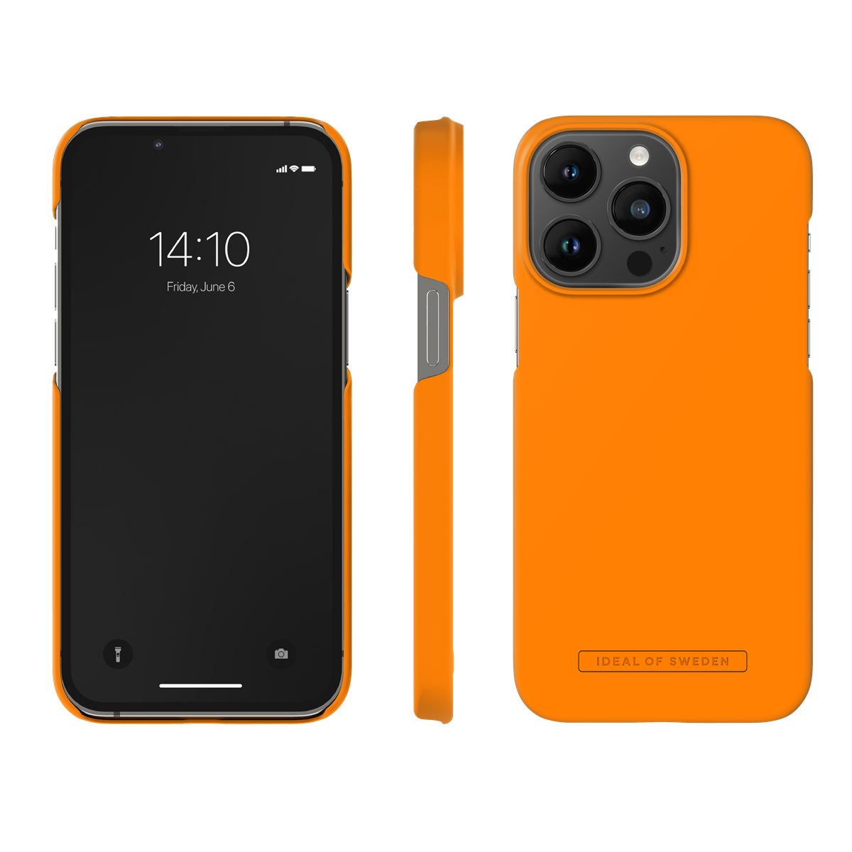 iPhone 14 Pro Hardcase Hülle Seamless Case Recycled (IDFCAS23-I2261P-464) - Apricot Crush (Orange)