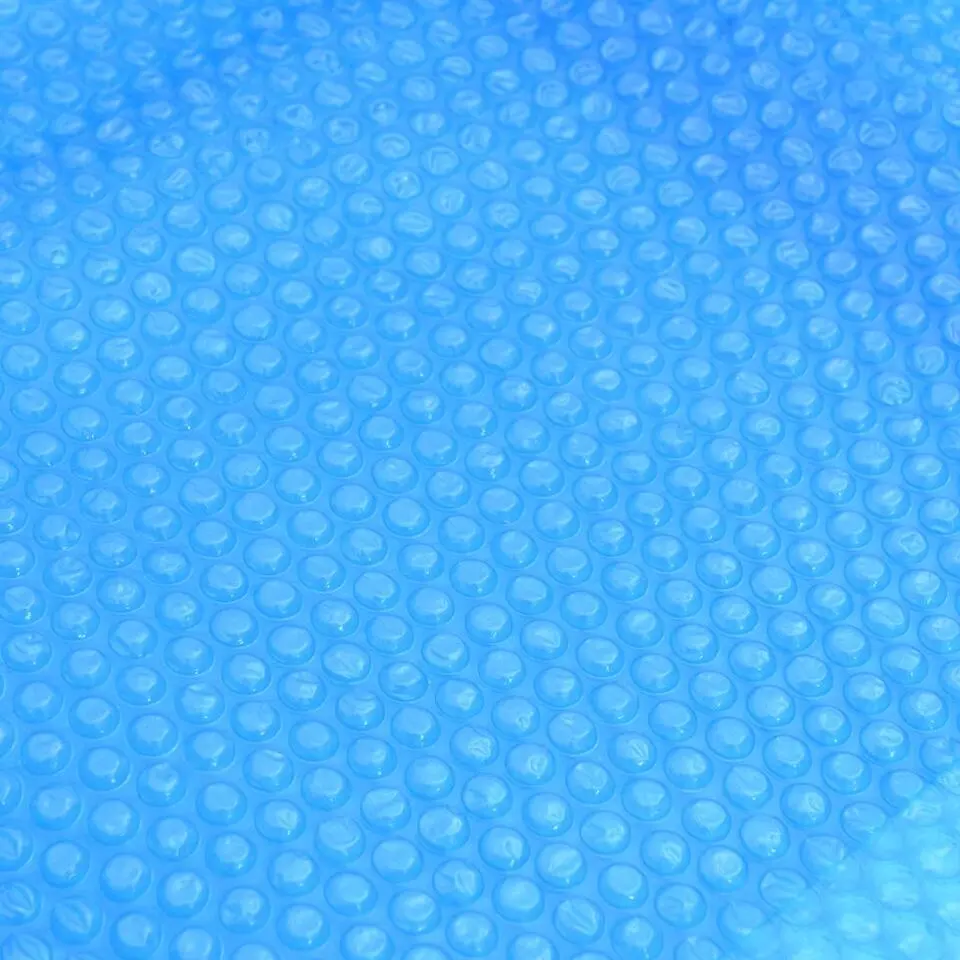 vidaXL - Zwembadzeil - Blauw - Kunststof