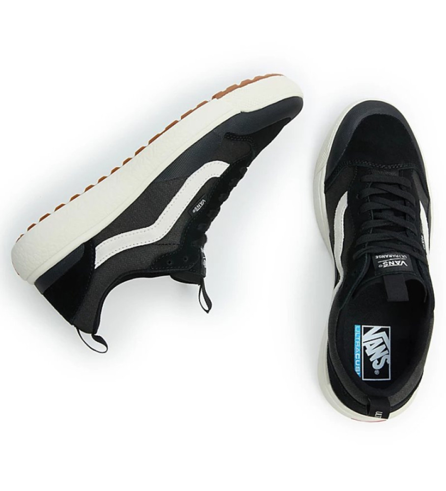 Tênis Vans UA Ultrarange Exo SE Herringbone em couro preto