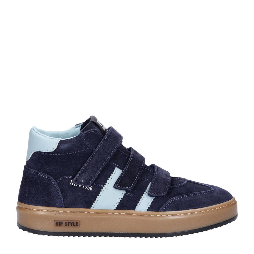Hip suède sneakers donkerblauw