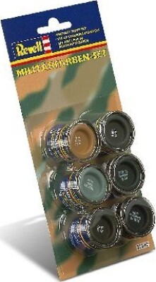 Revell Maling - Militær Sæt - 6X14 ML - 32340