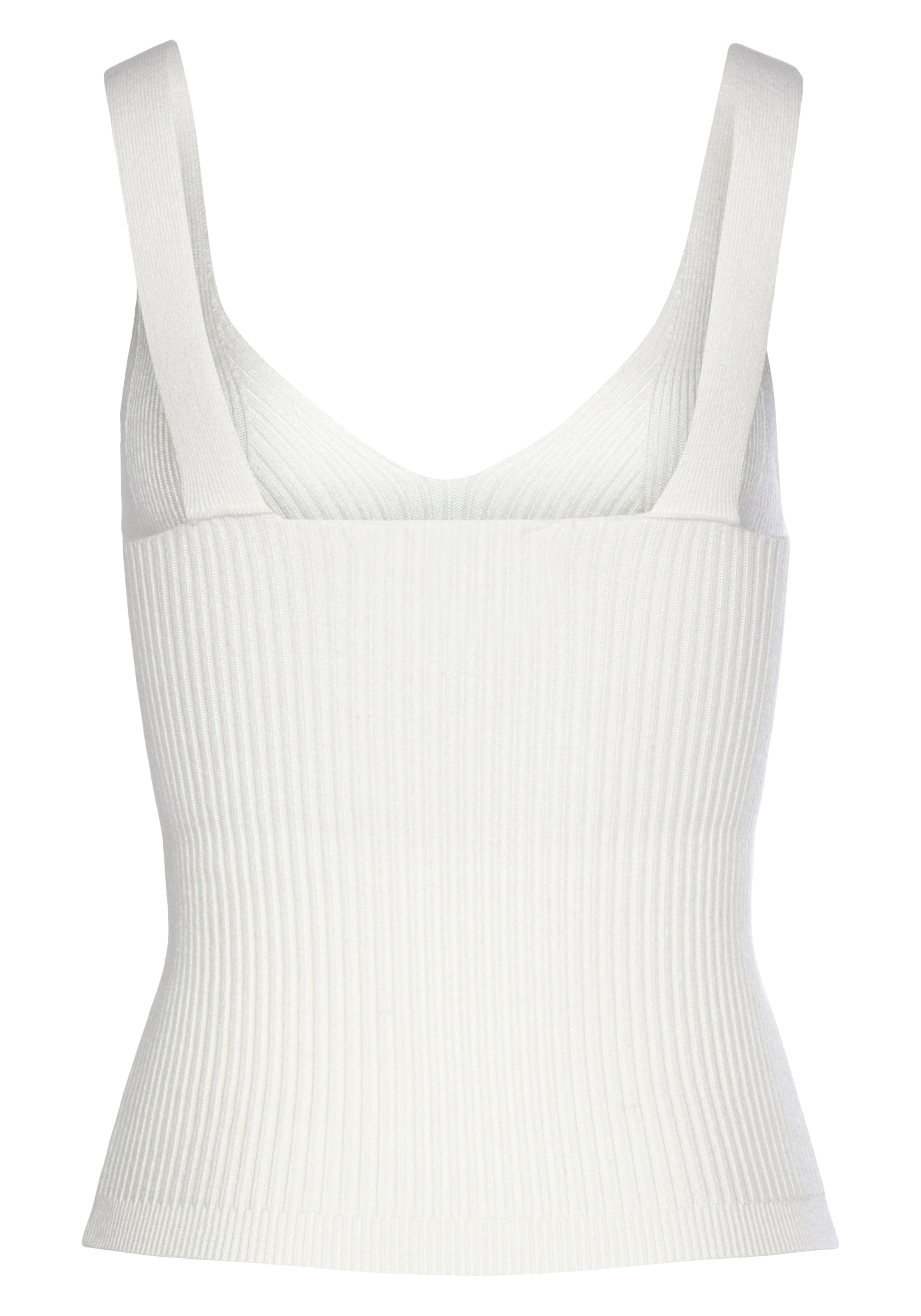 LASCANA Stricktop , mit tollem Strickmuster, figurbetontes Damentop