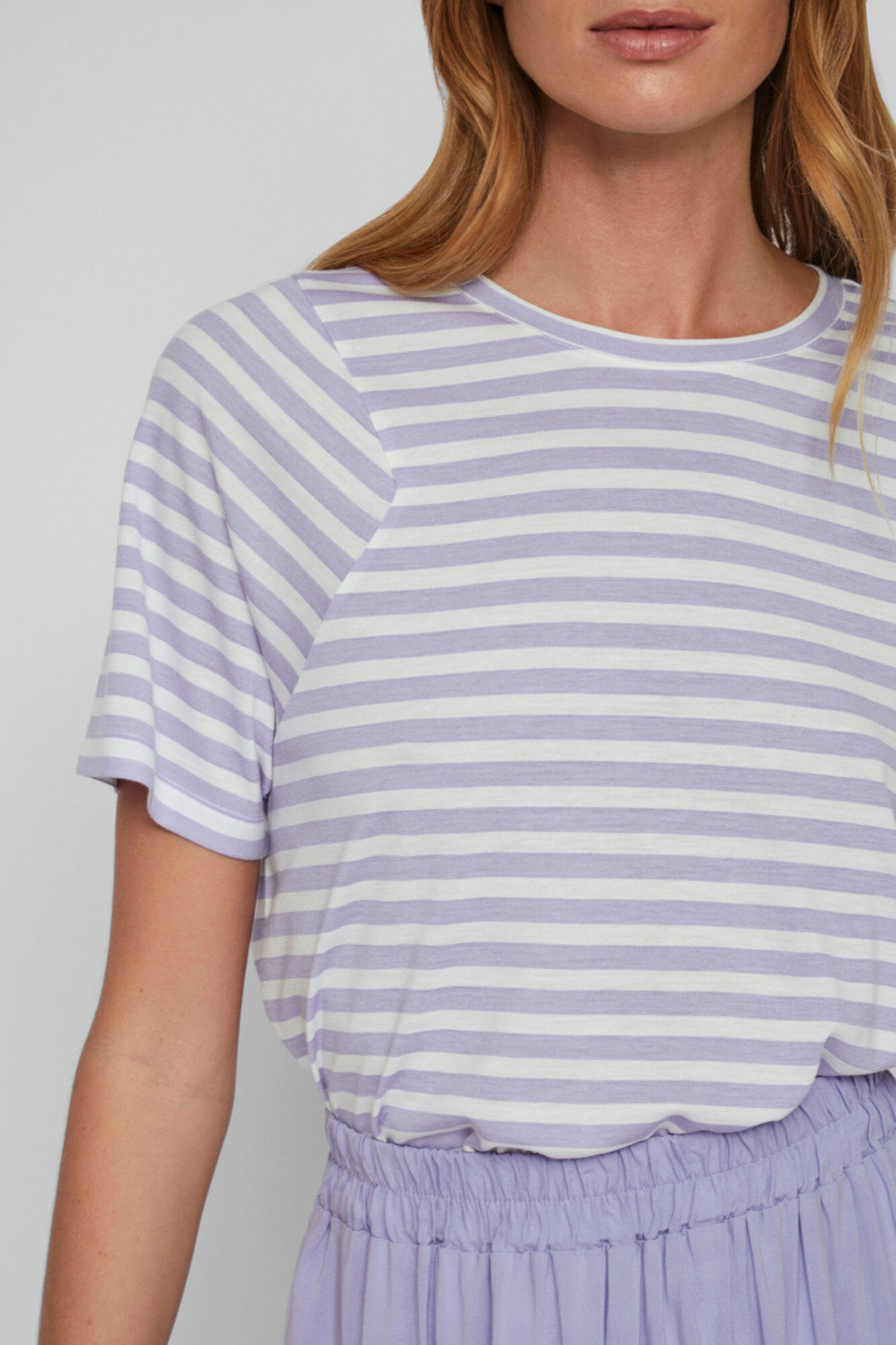 Camisa de manga curta Ranglan - Roxa