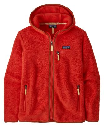Veste Polaire Femme Patagonia Retro Pile Hoody Rouge