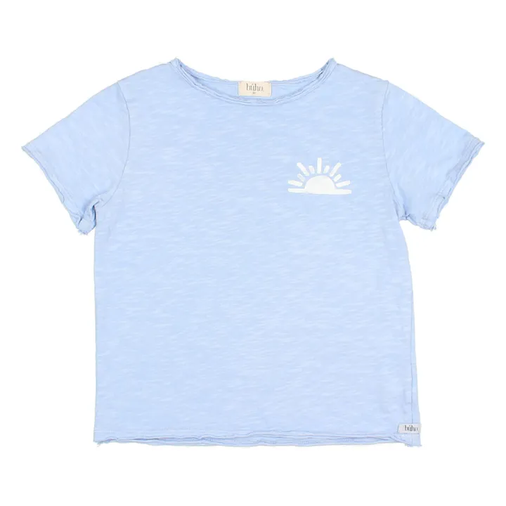 Búho T-shirt Sunset | Bleu ciel