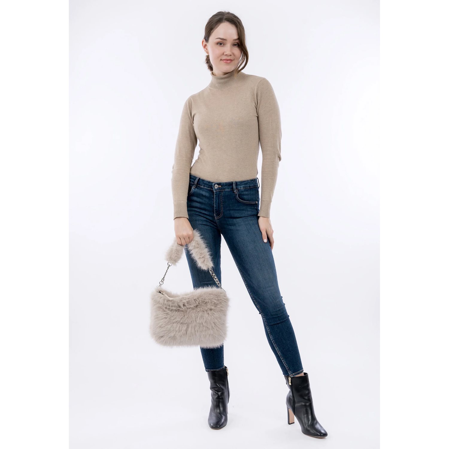 Emily & Noah Dominique Shoulderbag M taupe