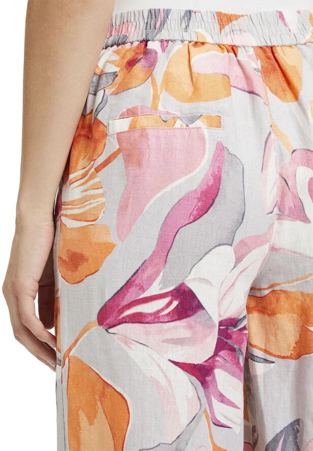 Betty Barclay Hose Casual 3/4 L Grå