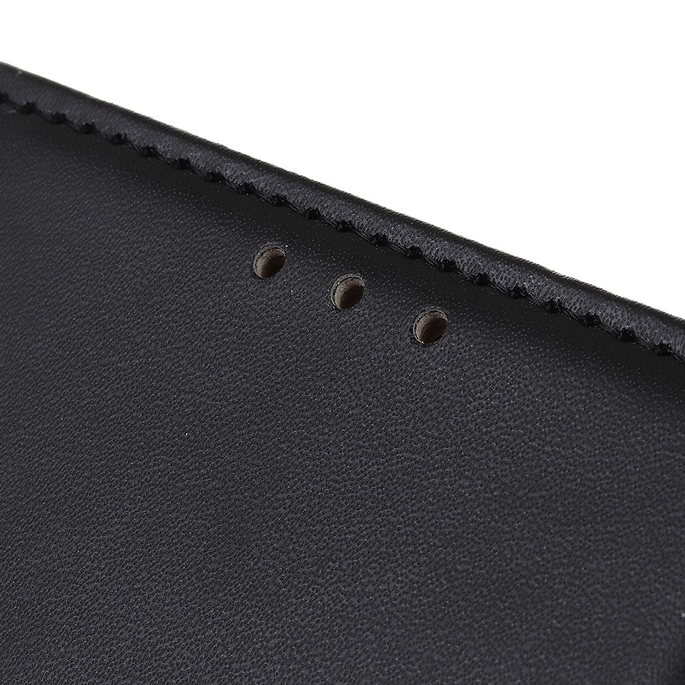 Samsung Galaxy S21  Plus 5G Leder Tasche Flip Cover mit Kartenfächer - Schwarz