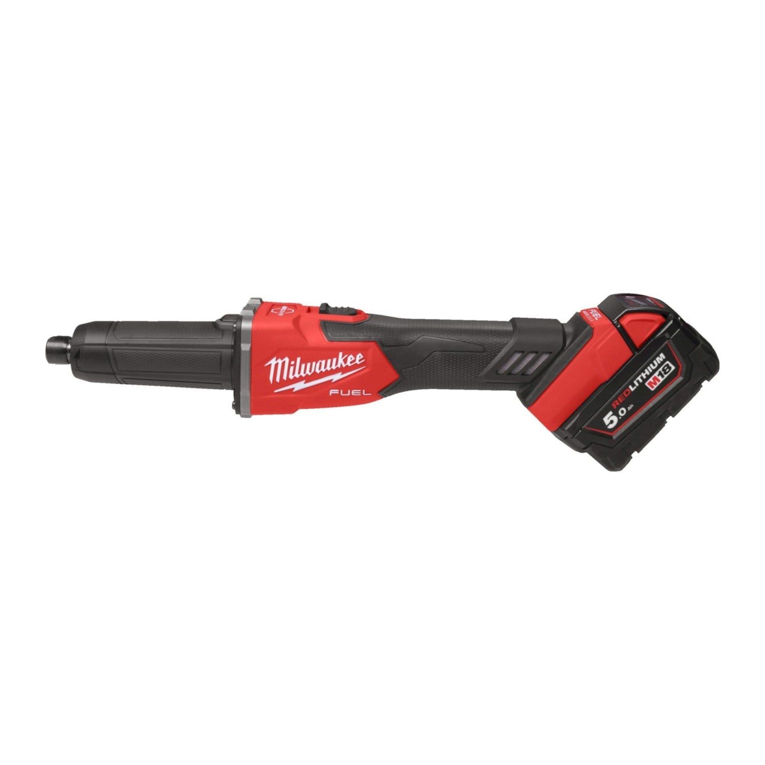 Milwaukee M18 FUEL™ FDGRB-502X Accu rechte stiftslijper met Rapidstop™ en schuifschakelaar Gen2 5.0Ah in HD-Box - 4933480954