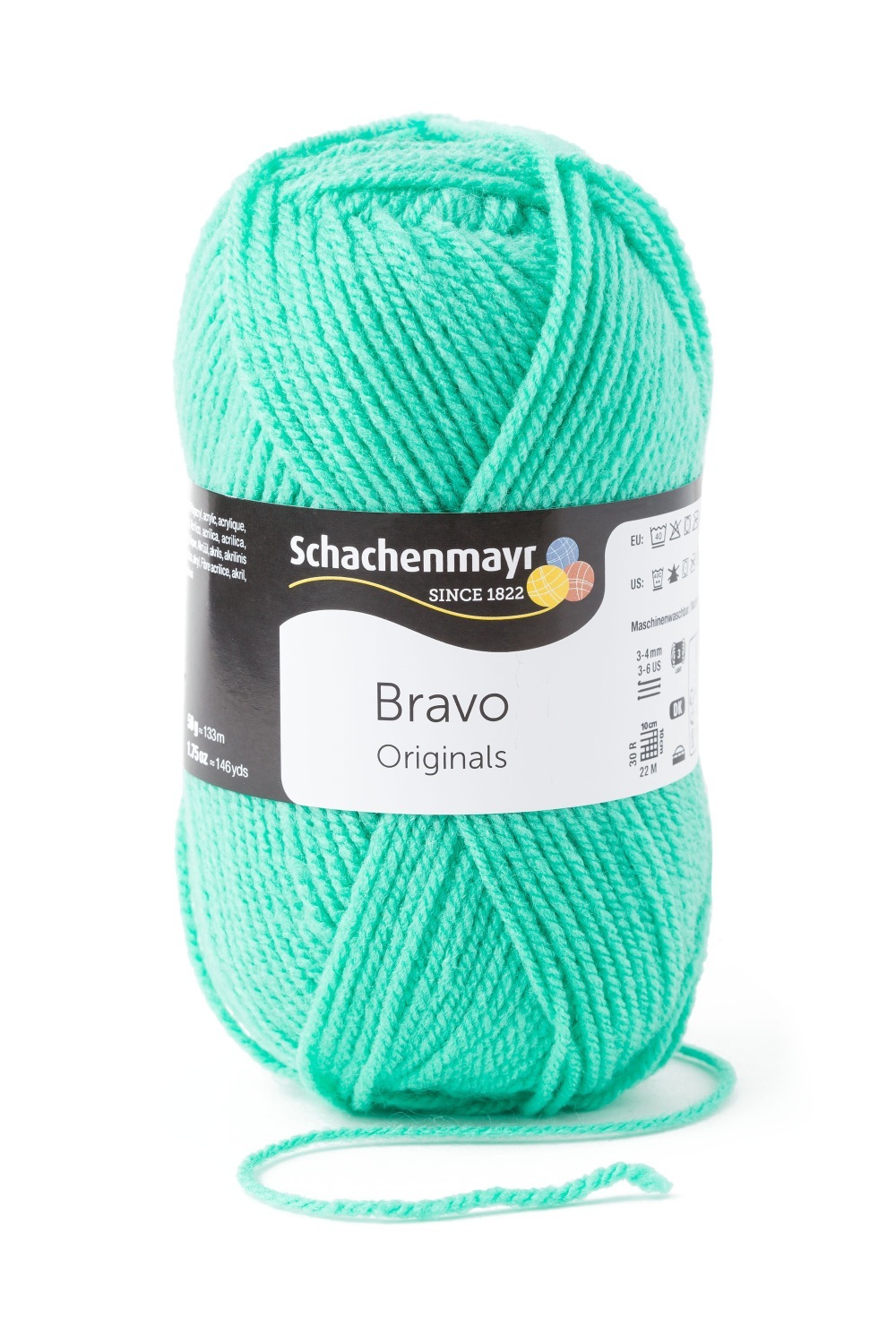 Wolle BRAVO - smaragd - 50g