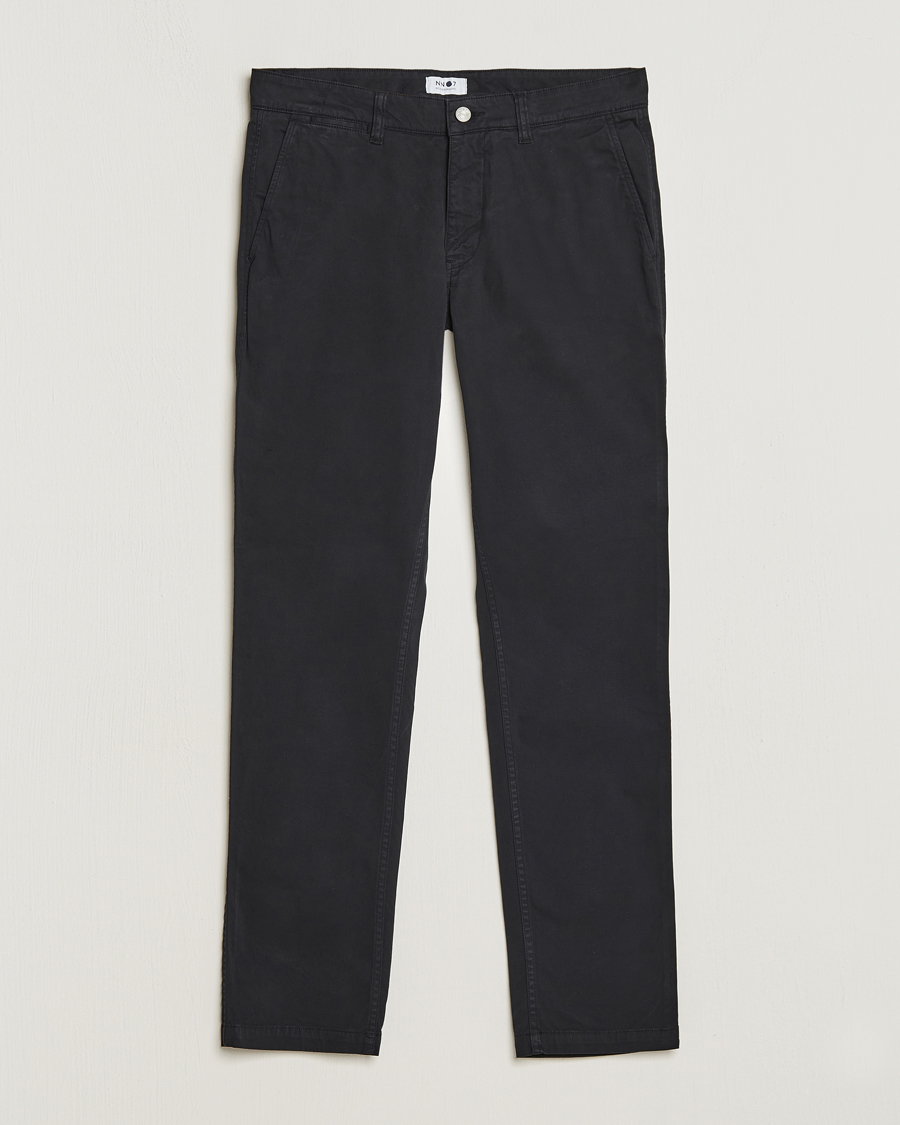NN07 Marco Slim Fit Stretch Chinos Black