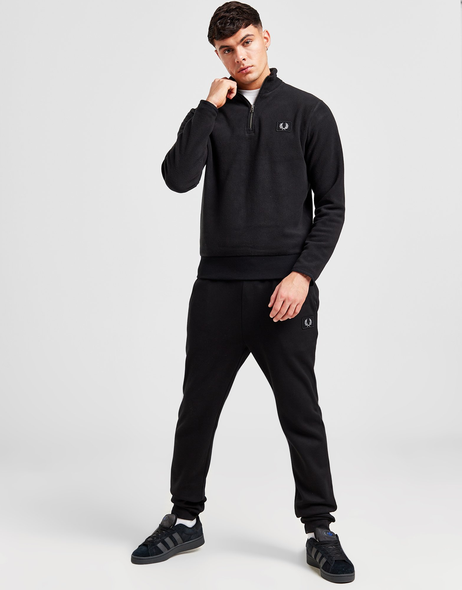 Fred Perry Sweat Zippé Polaire Homme