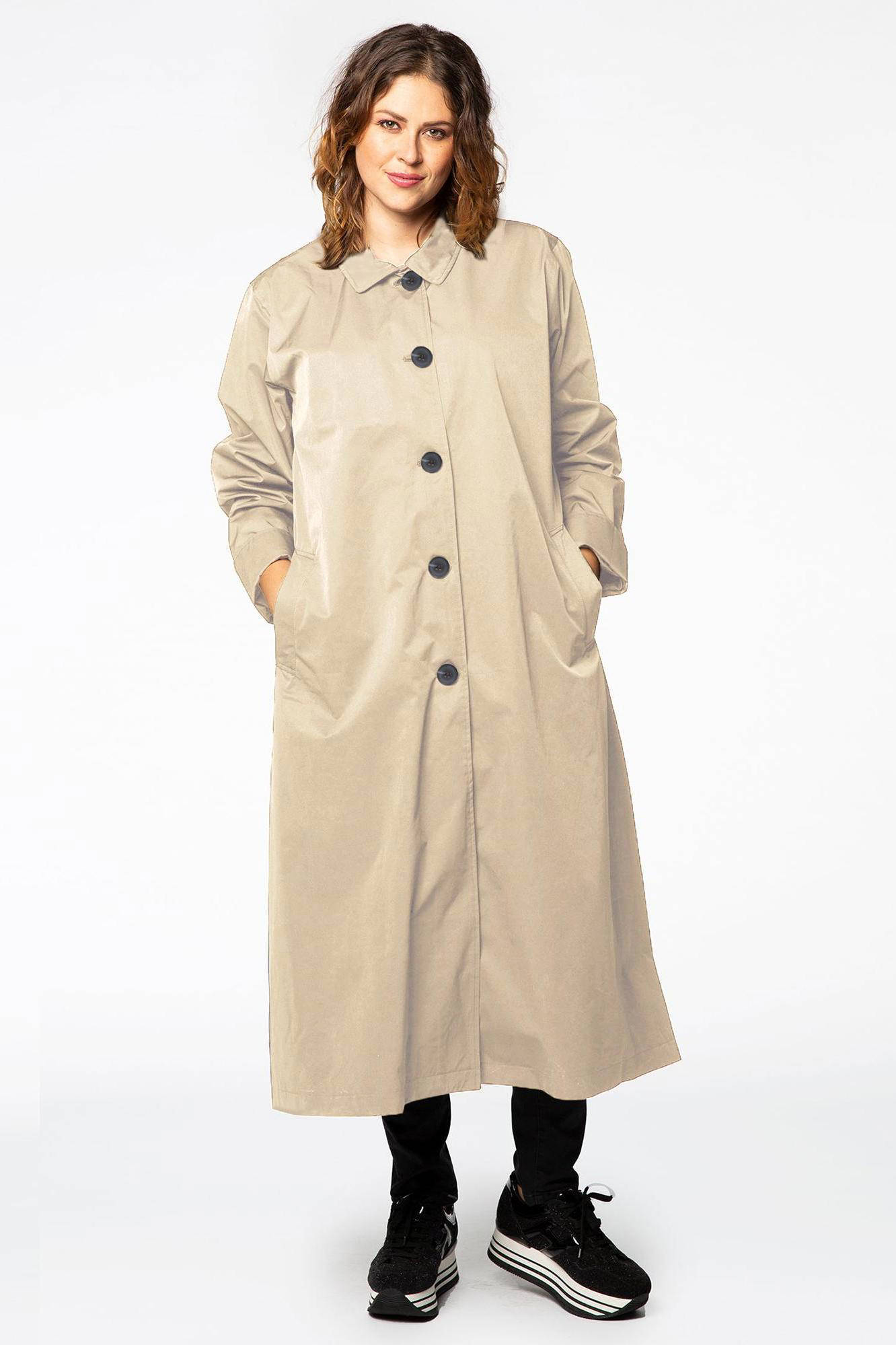 YOEK regenjas DENA beige