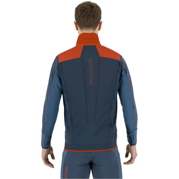 Veste softshell KARPOS ALAGNA PLUS EVO VEST FIERY RED/MIDNIGHT
