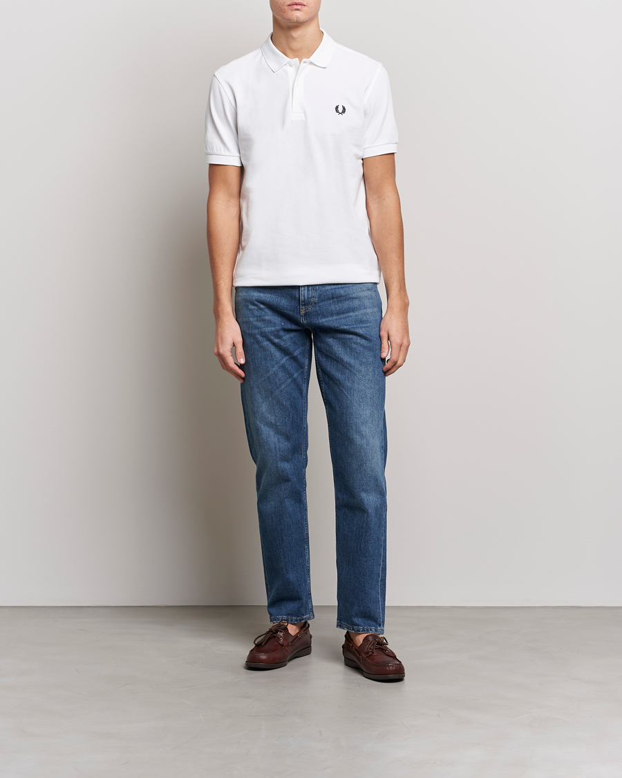 Fred Perry Plain Polo White
