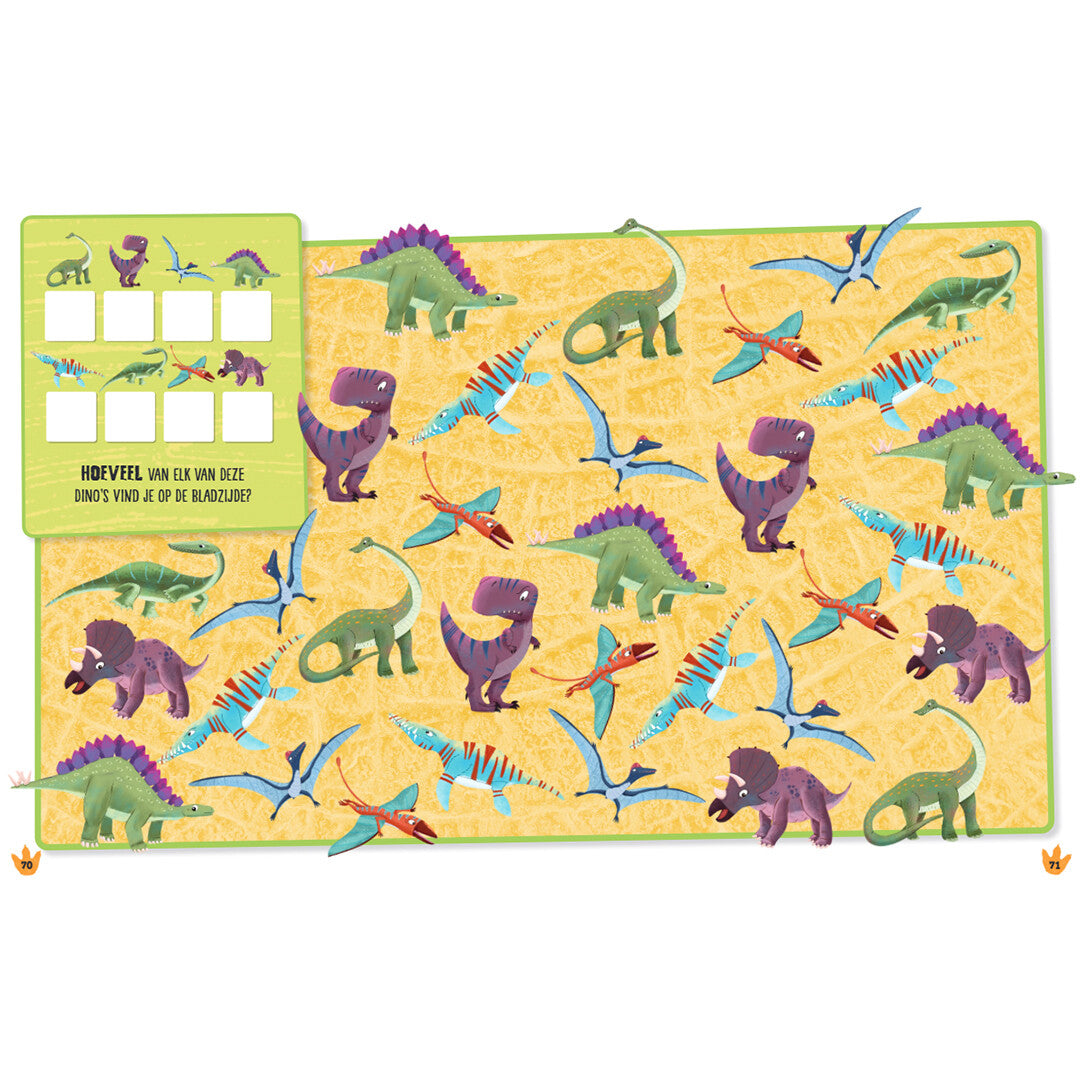 Uitgeverij rebo reuzestickerboek dinosaurussen
