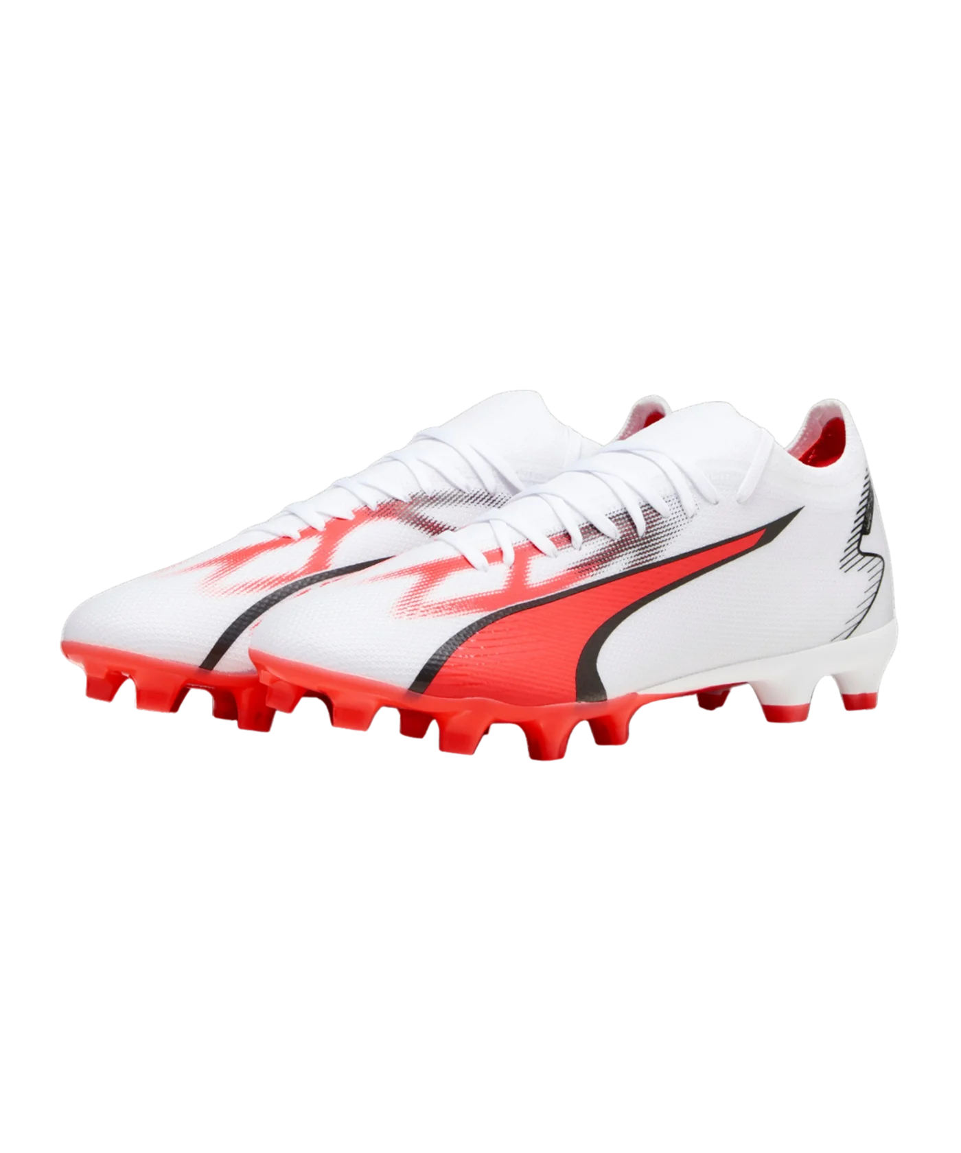 PUMA ULTRA Match FG/AG Breakthrough Weiss Rot F01