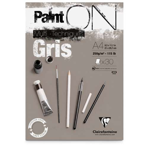 Clairefontaine Paint ON, grau