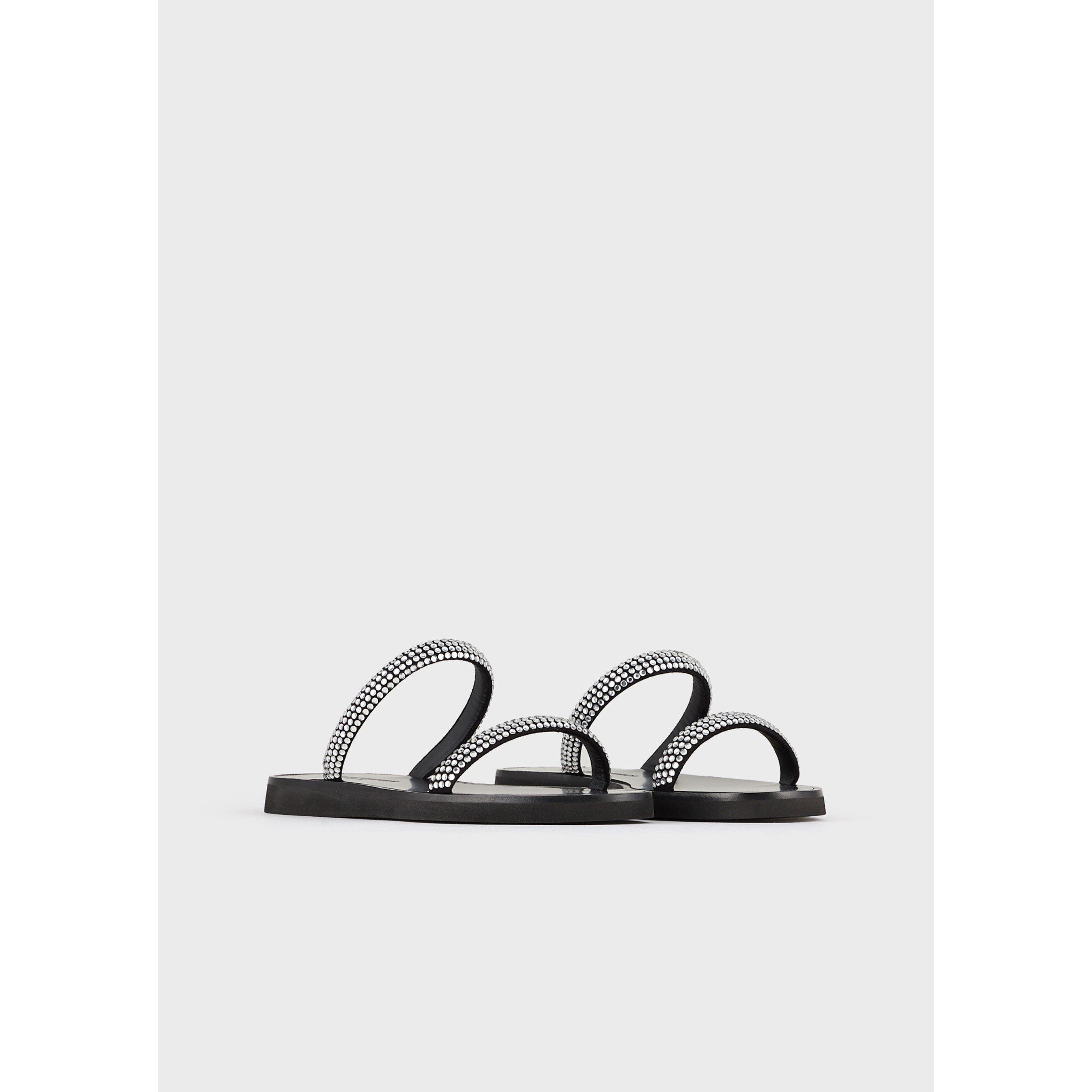 Emporio Armani 2 Strap Sandals
