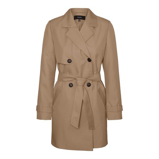 Vero Moda Celeste Trenchcoat, Tigers Eye, XS