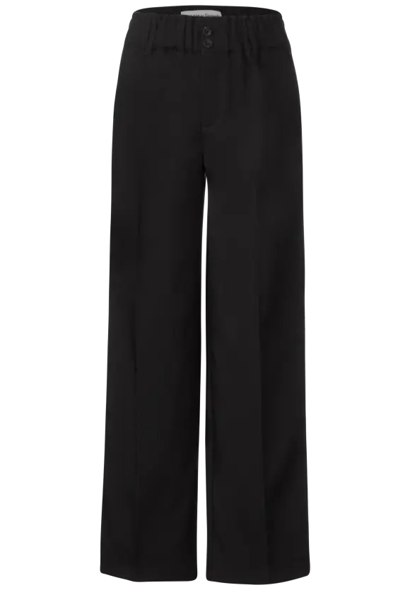 Loose Fit Twill Hose - Black