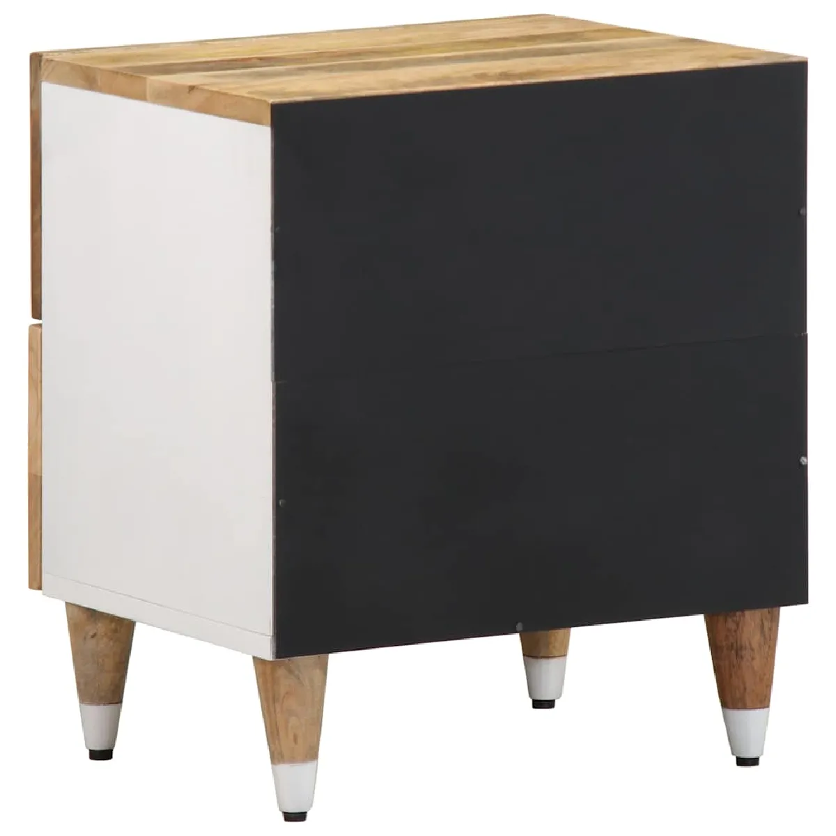 VidaXL Table de Chevet 40x33,5x46 cm - Bois de Manguier