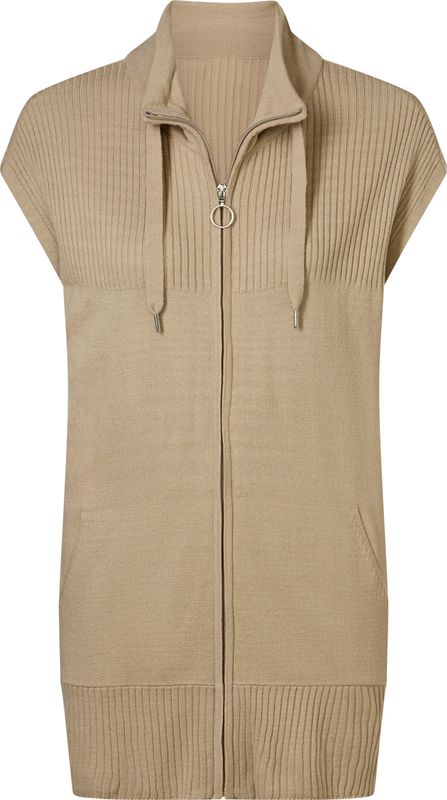 Dames Vest in beige