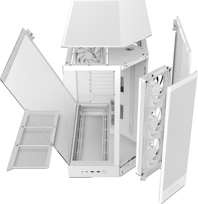 NZXT H9 Flow RGB 2025 PC-kabinet (hvid)