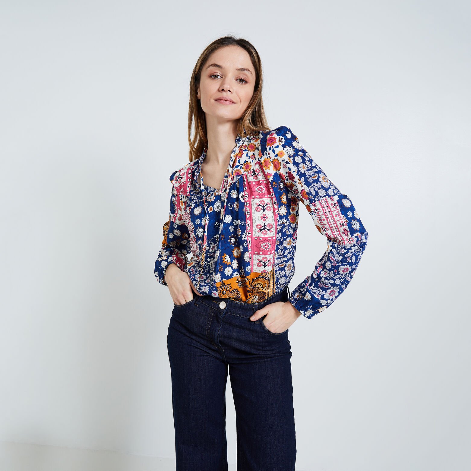 Blouse imprimée femme