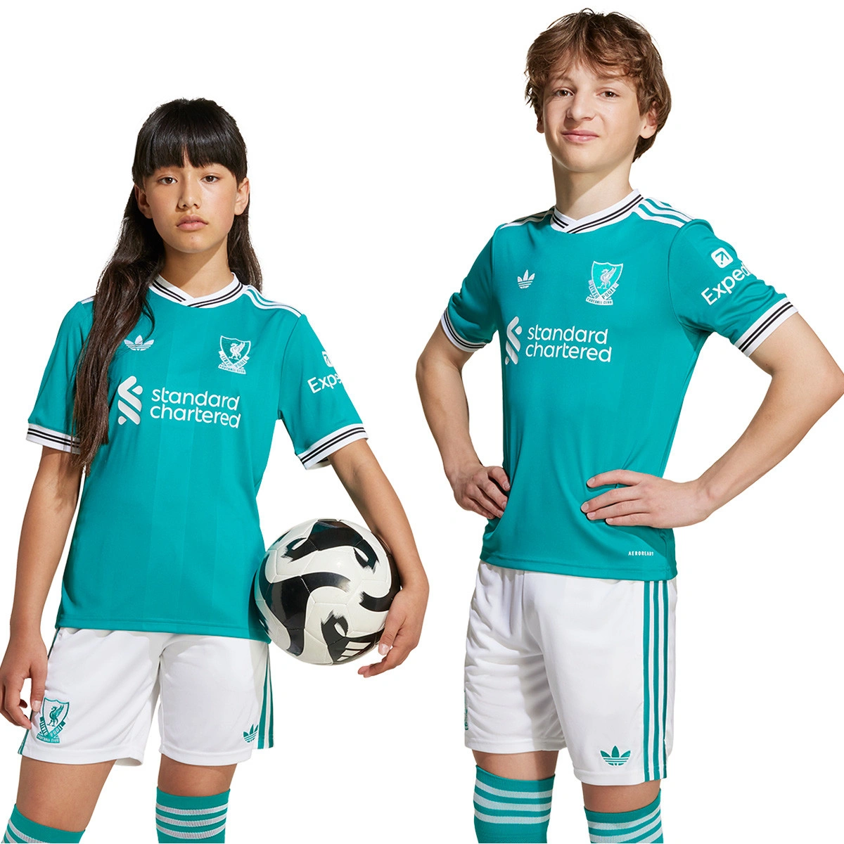 Camisola adidas Liverpool FC Terceiro Equipamento 2025-2026 Criança