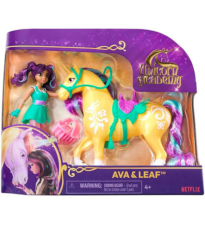Unicorn Academy Spielfiguren - 13,5 cm - Ava & Leaf