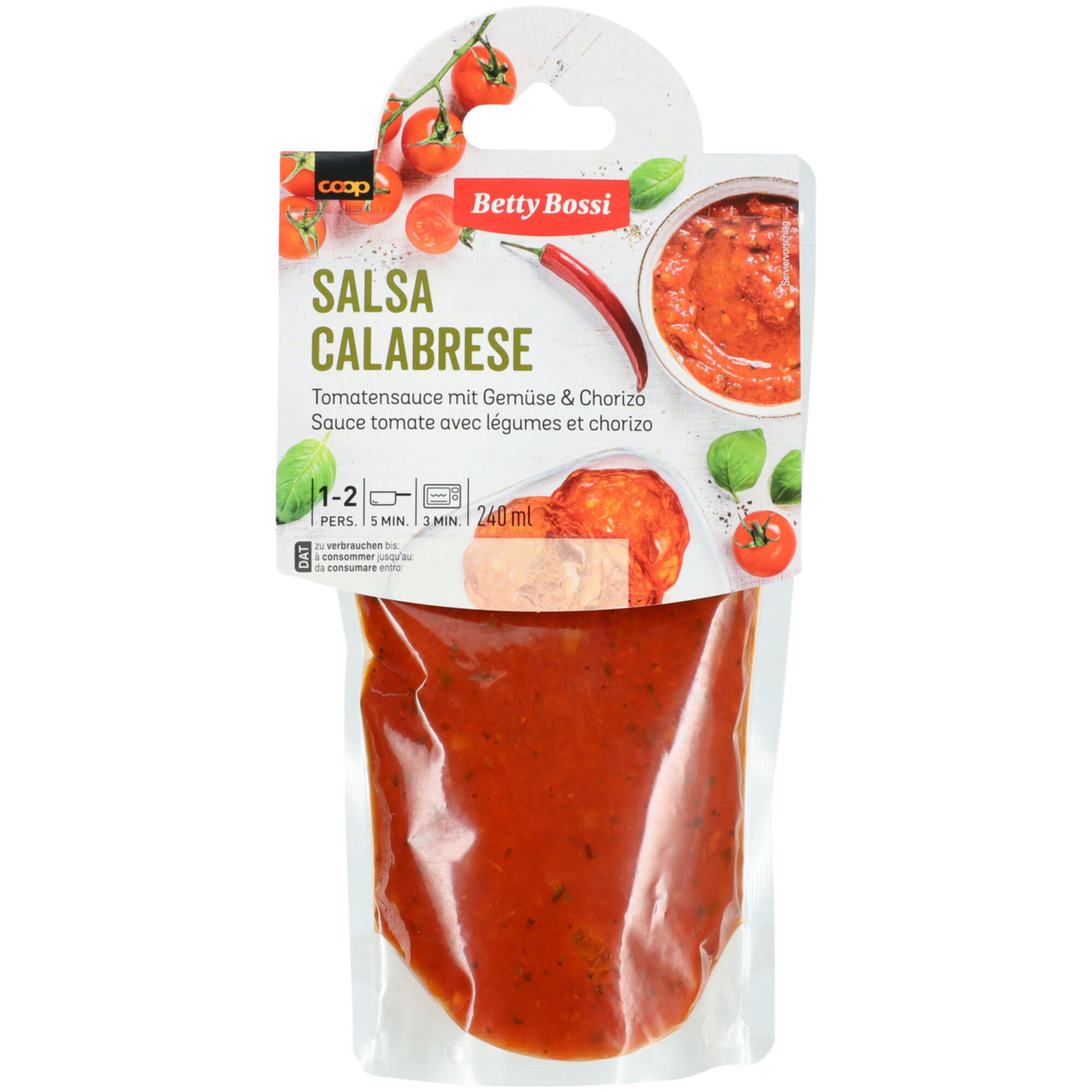Betty Bossi Tomatensauce Calabrese mit Chorizo