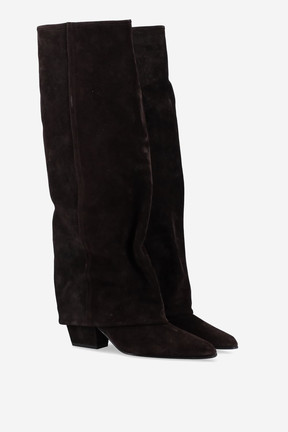 Jane fold over suede boots