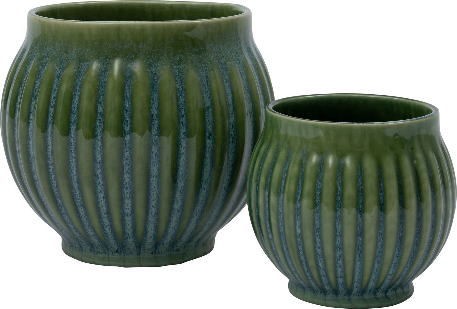 Intratuin bloempot Figo groen D 18 H 22 cm