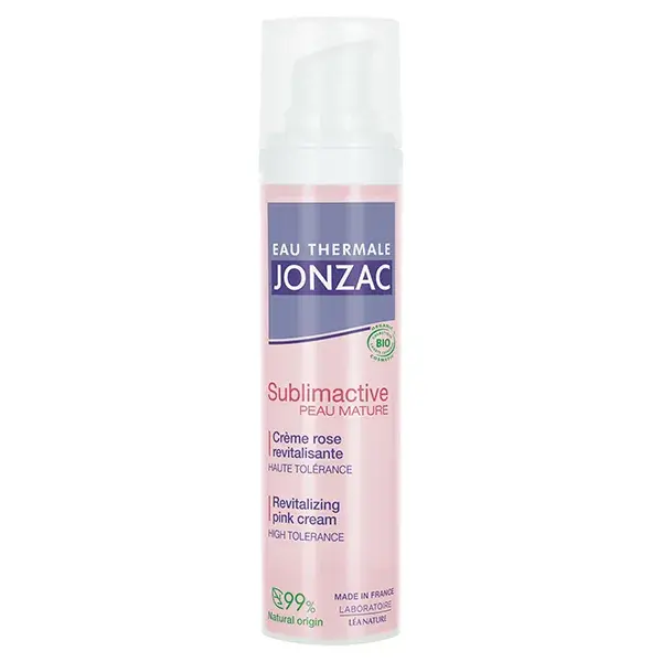Jonzac Água Termal Sublimativa Pele Madura Creme Revitalizante Orgânico de Rosas 40ml