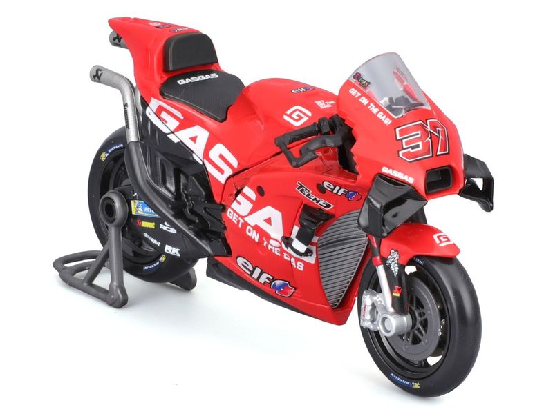 Maisto Motorrad MotoGP GasGas #37 Fernandez 2023 1:18 Sammlermodell im Massstab 1:18
