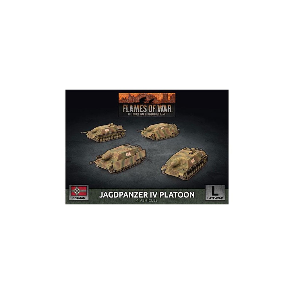 Flames of War - Jagdpanzer IV Tank-Hunter Platoon