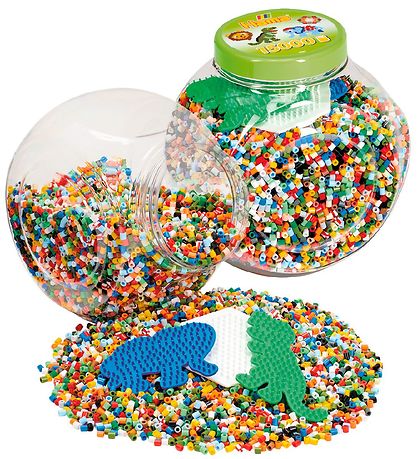 Hama Midi Perlen - 15.000 st. + 3 Platten - Mehrfarbig