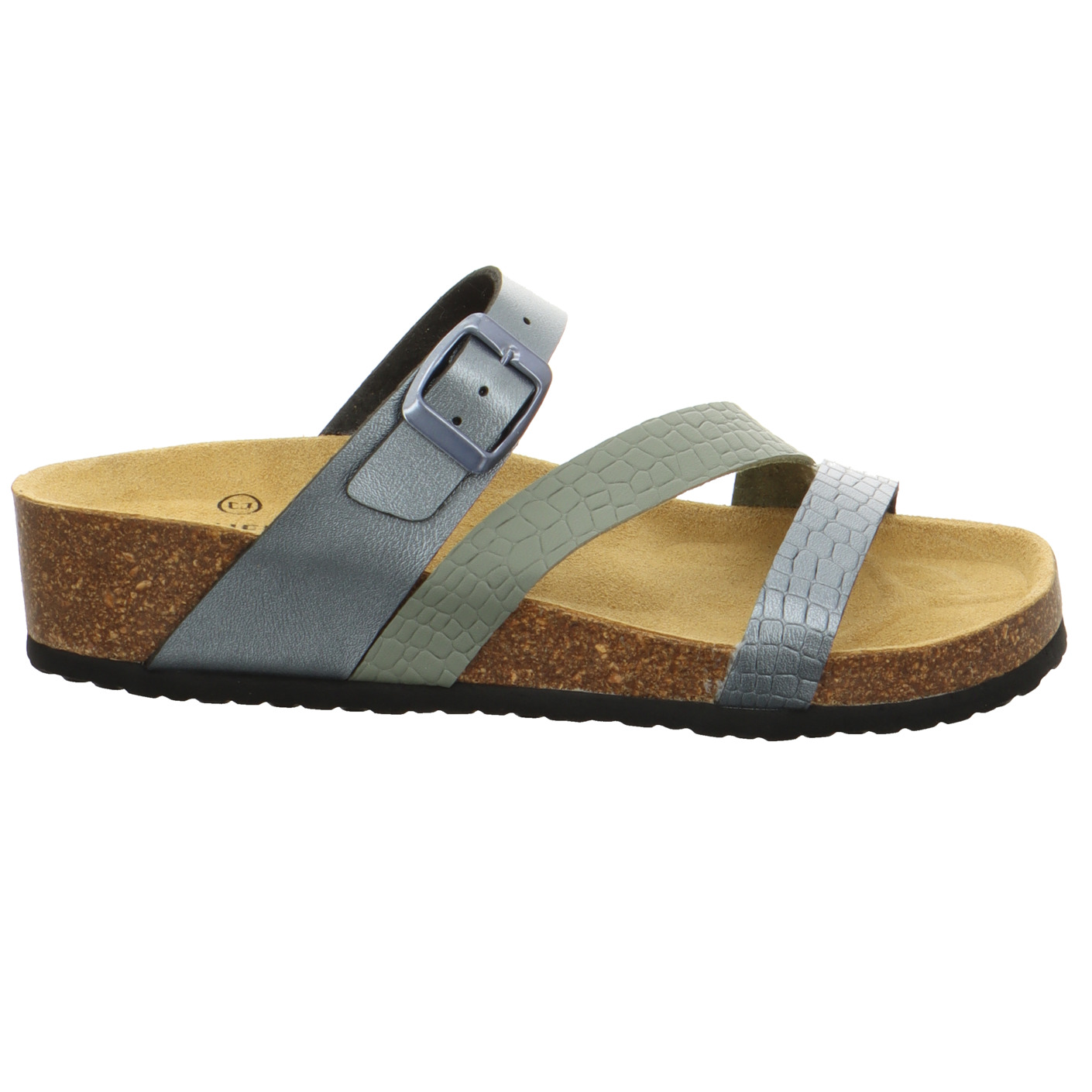 Pantolette grau