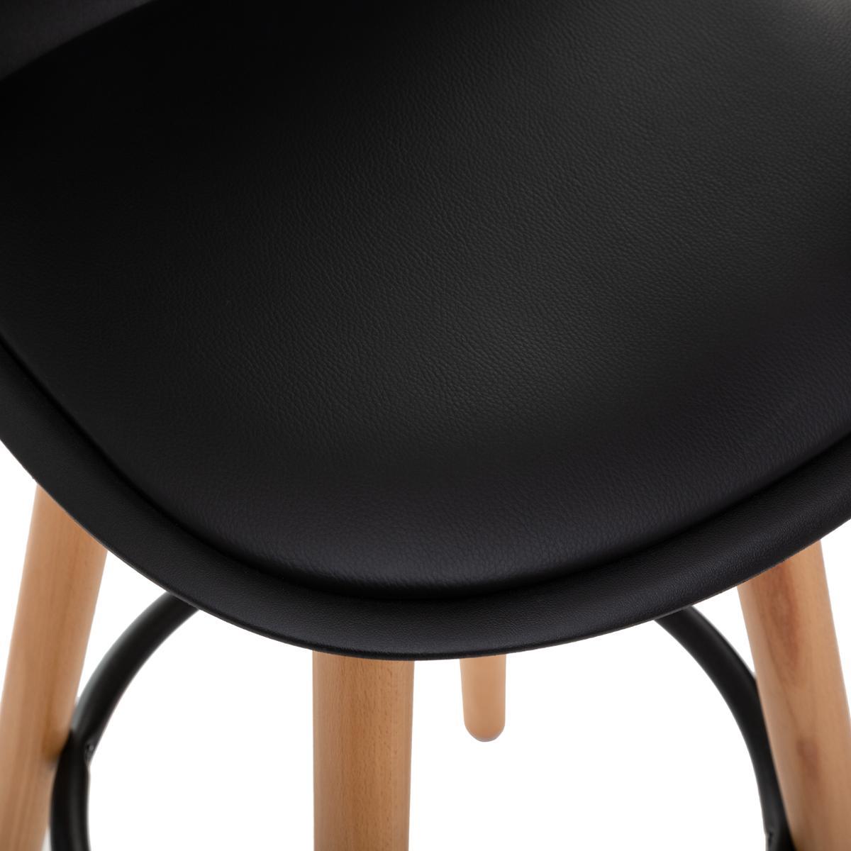CHAISE DE BAR MAXON NOIR
