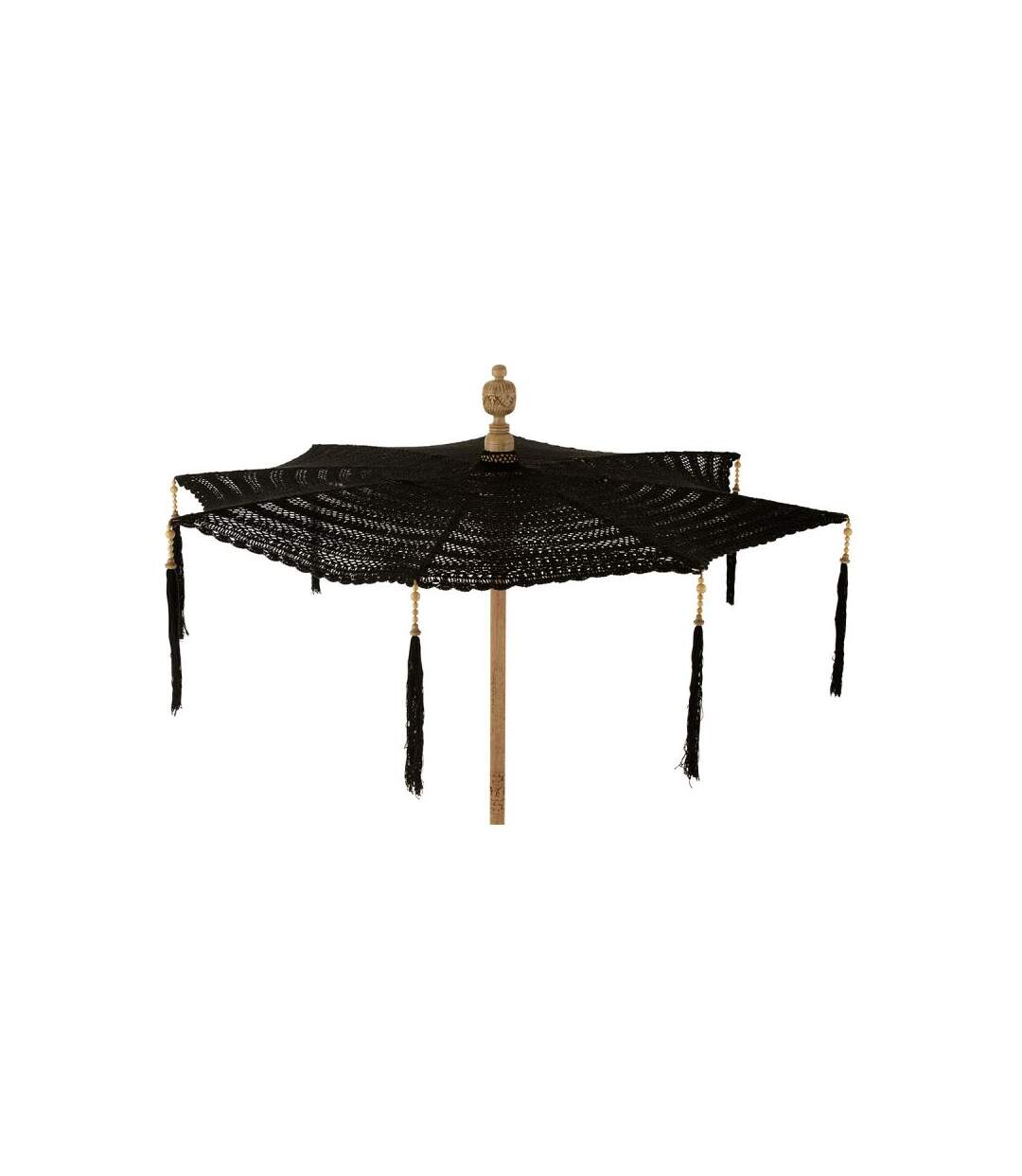 Paris Prix - Parasol Avec Pompons clark 253cm Noir