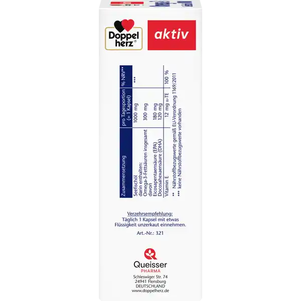 aktiv Omega-3 Seefischöl 1000