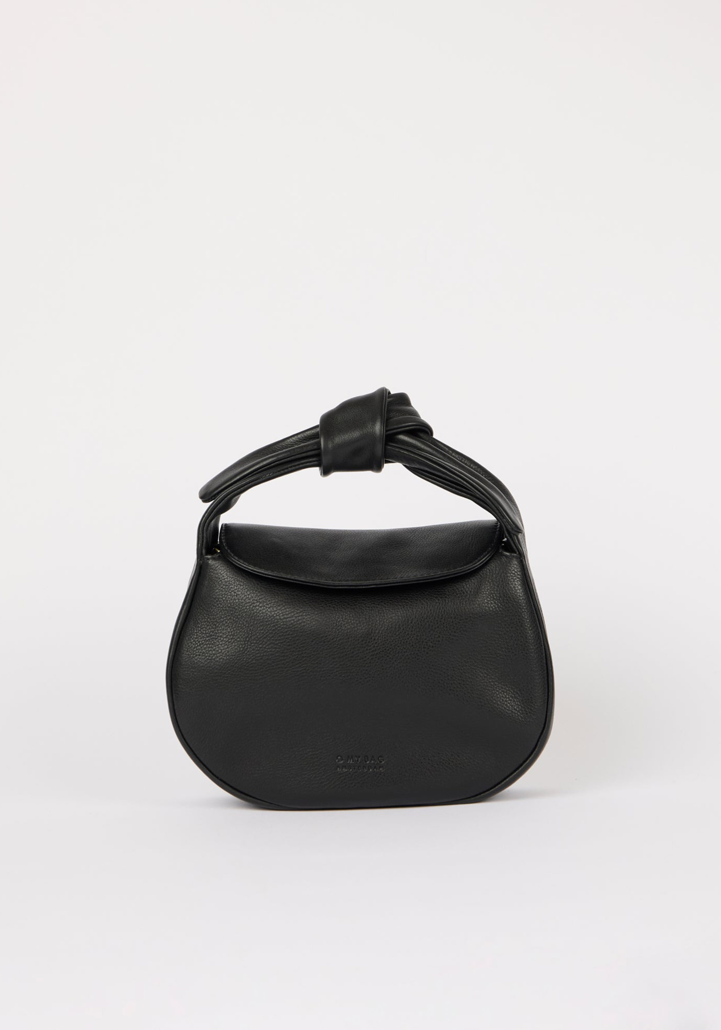 O My Bag Handtasche Coco Croissant Soft Grain Leather Black
