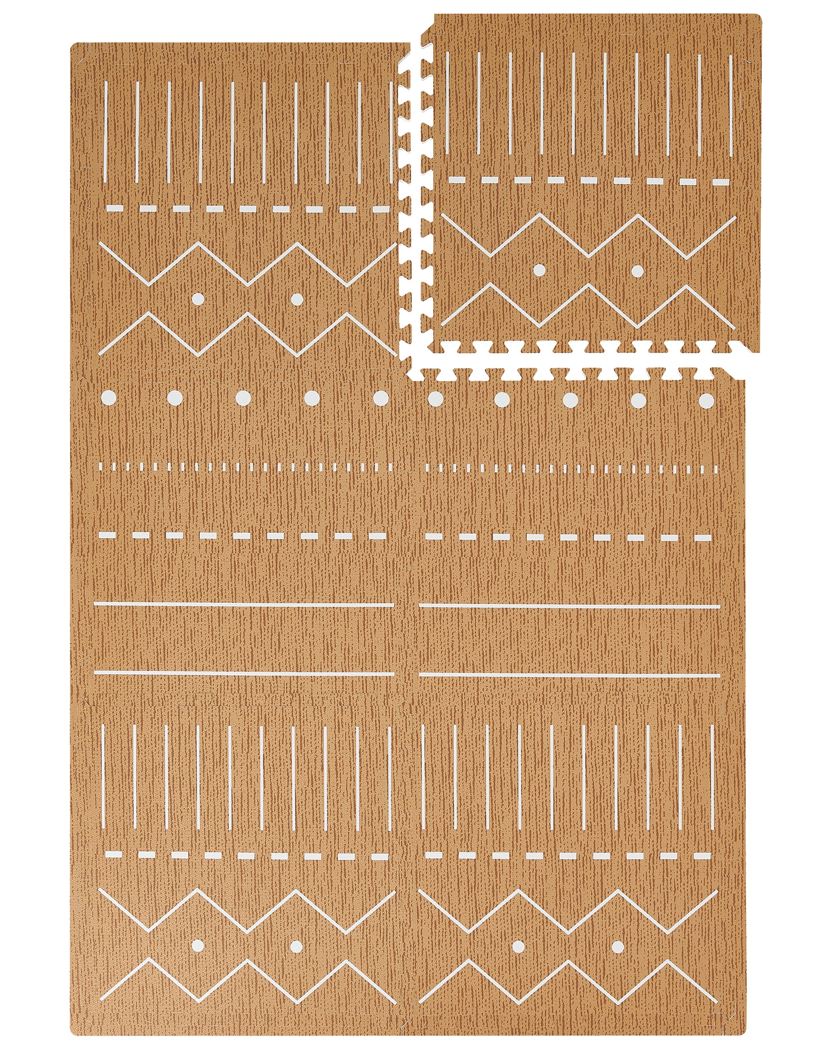 Puzzle-Spielmatte BERBER (120x180cm) in camel