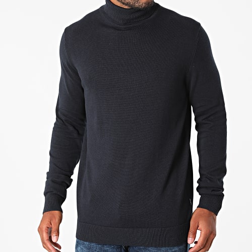 Pull Col Roulé Alex Bleu Marine