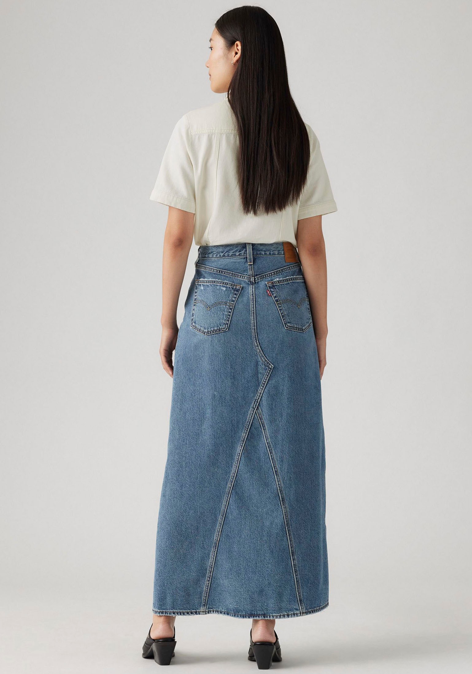 Levi's® Jeansrock »ICONIC LONG SKIRT« im Five-Pocket Style