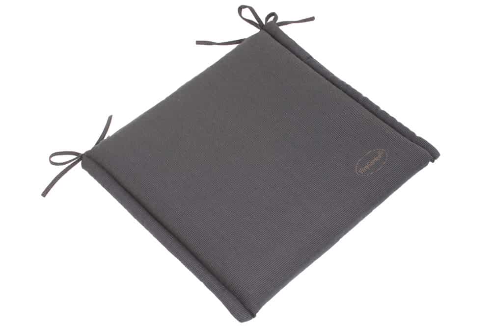 Outdoor Kissen ROG 46x48cm anthrazit Sitzkissen Polster-Auflage für Gartenstuhl